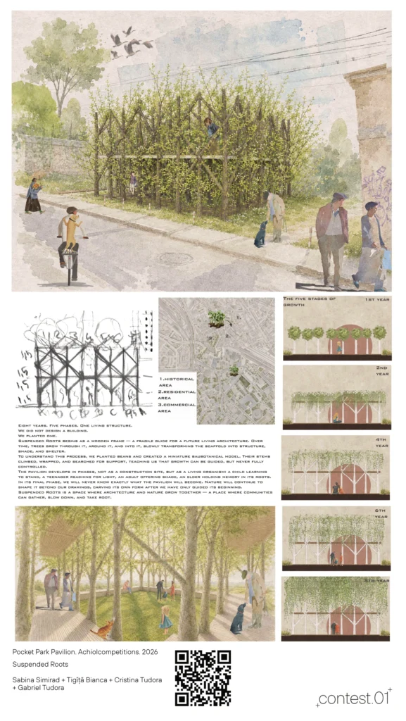 Pocket Park Pavilion contest.01, proiect alt+contest Asociatia ALT+A