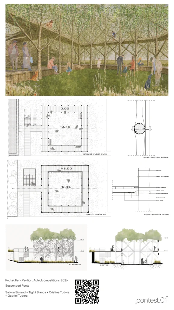 Pocket Park Pavilion contest.01, proiect alt+contest Asociatia ALT+A