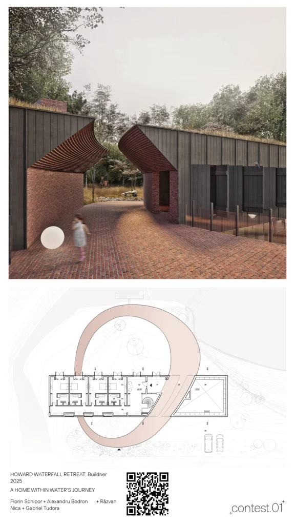 Howard Waterfall Retreat Buildner contest.01, proiect alt+contest Asociatia ALT+A